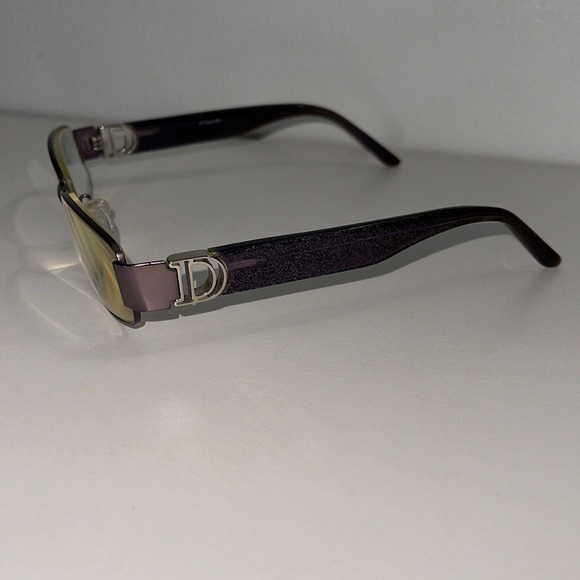 Christian Dior Metallic Purple Prescription Glasses - Picture 8 of 14
